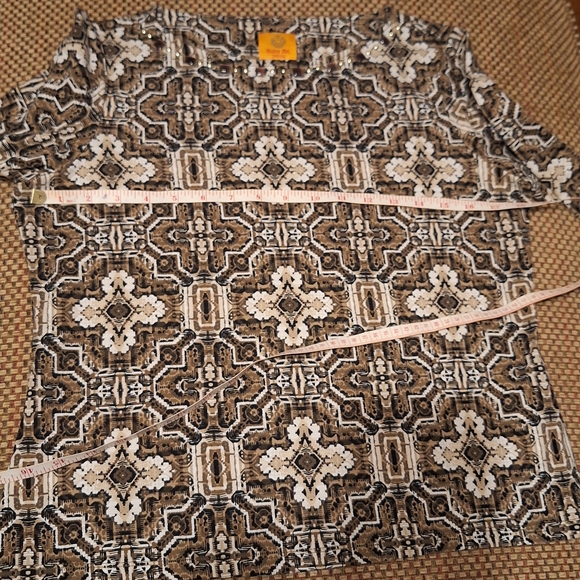 2 Ruby Rd. 3/4 Length Sleeve Tops With Embellishments - Picture 11 of 15